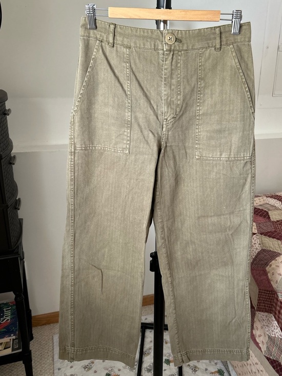 Free People Pants - Free People Sunday Skies Straight Cropped Pants 4